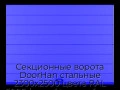 sekczionnyie-vorota-doorhan-stalnyie-2300x2500-czveta-ral-5005-sinij-s-dizajnom-«shirokaya-czentralnaya-polosa»-bez-avtomatiki