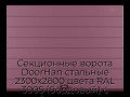 sekczionnyie-vorota-doorhan-stalnyie-2300x2600-czveta-ral-3005-bordovyij-s-dizajnom-«shirokaya-czentralnaya-polosa»-s-avtomatikoj