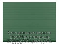 sekczionnyie-vorota-doorhan-stalnyie-2300x2700-czveta-ral-6005-zelyonyij-s-dizajnom-«doska»-s-avtomatikoj