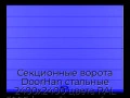 sekczionnyie-vorota-doorhan-stalnyie-2400x2400-czveta-ral-5005-sinij-s-dizajnom-«shirokaya-czentralnaya-polosa»-bez-avtomatiki