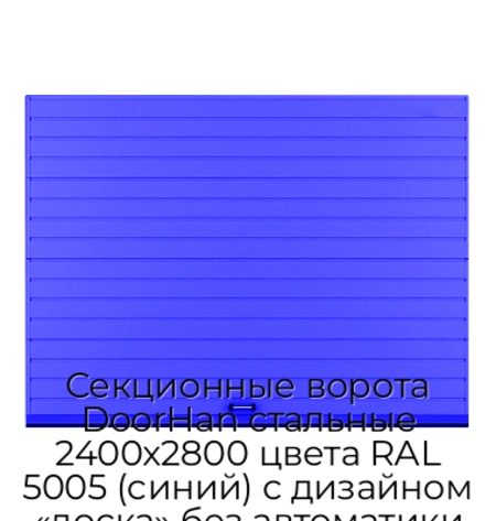 sekczionnyie-vorota-doorhan-stalnyie-2400x2800-czveta-ral-5005-sinij-s-dizajnom-«doska»-bez-avtomatiki