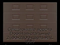 sekczionnyie-vorota-doorhan-stalnyie-2400x2800-czveta-ral-8017-korichnevo-krasnyij-s-dizajnom-«filenka»-s-avtomatikoj