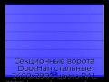 sekczionnyie-vorota-doorhan-stalnyie-2400x2900-czveta-ral-5005-sinij-s-dizajnom-«shirokaya-czentralnaya-polosa»-bez-avtomatiki