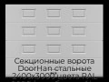 sekczionnyie-vorota-doorhan-stalnyie-2400x3000-czveta-ral-9006-serebristyij-s-dizajnom-«filenka»-s-avtomatikoj