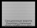 sekczionnyie-vorota-doorhan-stalnyie-2500x2100-czveta-ral-7004-seryij-s-dizajnom-«shirokaya-czentralnaya-polosa»-s-avtomatikoj