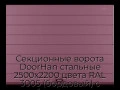 sekczionnyie-vorota-doorhan-stalnyie-2500x2200-czveta-ral-3005-bordovyij-s-dizajnom-«shirokaya-czentralnaya-polosa»-s-avtomatikoj