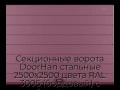 sekczionnyie-vorota-doorhan-stalnyie-2500x2500-czveta-ral-3005-bordovyij-s-dizajnom-«shirokaya-czentralnaya-polosa»-s-avtomatikoj