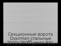 sekczionnyie-vorota-doorhan-stalnyie-2500x2800-czveta-ral-9006-serebristyij-s-dizajnom-«volna»-s-avtomatikoj
