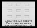 sekczionnyie-vorota-doorhan-stalnyie-2500x3000-czveta-ral-9003-belyij-s-dizajnom-«filenka»-bez-avtomatiki