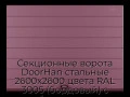 sekczionnyie-vorota-doorhan-stalnyie-2600x2600-czveta-ral-3005-bordovyij-s-dizajnom-«shirokaya-czentralnaya-polosa»-bez-avtomatiki