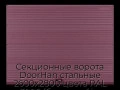 sekczionnyie-vorota-doorhan-stalnyie-2600x2800-czveta-ral-3005-bordovyij-s-dizajnom-«volna»-s-avtomatikoj