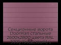sekczionnyie-vorota-doorhan-stalnyie-2600x2800-czveta-ral-3005-bordovyij-s-dizajnom-«shirokaya-czentralnaya-polosa»-s-avtomatikoj