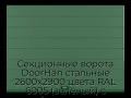 sekczionnyie-vorota-doorhan-stalnyie-2600x2900-czveta-ral-6005-zelyonyij-s-dizajnom-«shirokaya-czentralnaya-polosa»-bez-avtomatiki