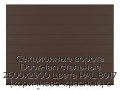 sekczionnyie-vorota-doorhan-stalnyie-2600x2900-czveta-ral-8017-korichnevo-krasnyij-s-dizajnom-«shirokaya-czentralnaya-polosa»-bez-avtomatiki