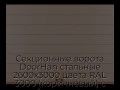 sekczionnyie-vorota-doorhan-stalnyie-2600x3000-czveta-ral-3000-korichnevyij-s-dizajnom-«shirokaya-czentralnaya-polosa»-s-avtomatikoj