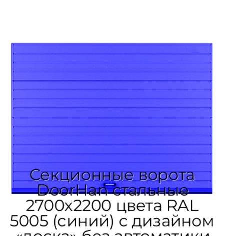 sekczionnyie-vorota-doorhan-stalnyie-2700x2200-czveta-ral-5005-sinij-s-dizajnom-«doska»-bez-avtomatiki