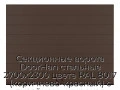 sekczionnyie-vorota-doorhan-stalnyie-2700x2300-czveta-ral-8017-korichnevo-krasnyij-s-dizajnom-«shirokaya-czentralnaya-polosa»-bez-avtomatiki