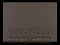 sekczionnyie-vorota-doorhan-stalnyie-2800x2100-czveta-ral-3000-korichnevyij-s-dizajnom-«shirokaya-czentralnaya-polosa»-bez-avtomatiki