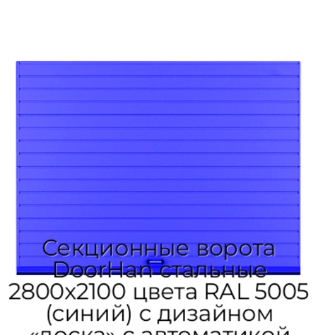 sekczionnyie-vorota-doorhan-stalnyie-2800x2100-czveta-ral-5005-sinij-s-dizajnom-«doska»-s-avtomatikoj