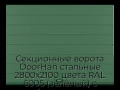 sekczionnyie-vorota-doorhan-stalnyie-2800x2100-czveta-ral-6005-zelyonyij-s-dizajnom-«shirokaya-czentralnaya-polosa»-bez-avtomatiki