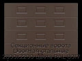 sekczionnyie-vorota-doorhan-stalnyie-2800x2200-czveta-ral-8017-korichnevo-krasnyij-s-dizajnom-«filenka»-s-avtomatikoj