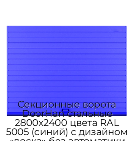 sekczionnyie-vorota-doorhan-stalnyie-2800x2400-czveta-ral-5005-sinij-s-dizajnom-«doska»-bez-avtomatiki