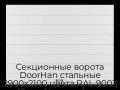 sekczionnyie-vorota-doorhan-stalnyie-2900x2100-czveta-ral-9003-belyij-s-dizajnom-«shirokaya-czentralnaya-polosa»-s-avtomatikoj