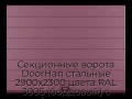 sekczionnyie-vorota-doorhan-stalnyie-2900x2300-czveta-ral-3005-bordovyij-s-dizajnom-«shirokaya-czentralnaya-polosa»-bez-avtomatiki