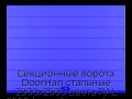 sekczionnyie-vorota-doorhan-stalnyie-2900x2500-czveta-ral-5005-sinij-s-dizajnom-«shirokaya-czentralnaya-polosa»-s-avtomatikoj