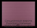 sekczionnyie-vorota-doorhan-stalnyie-2900x2700-czveta-ral-3005-bordovyij-s-dizajnom-«doska»-s-avtomatikoj