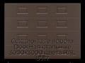 sekczionnyie-vorota-doorhan-stalnyie-3000x3000-czveta-ral-8017-korichnevo-krasnyij-s-dizajnom-«filenka»-bez-avtomatiki