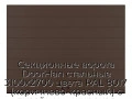 sekczionnyie-vorota-doorhan-stalnyie-3100x2700-czveta-ral-8017-korichnevo-krasnyij-s-dizajnom-«shirokaya-czentralnaya-polosa»-bez-avtomatiki