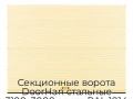 sekczionnyie-vorota-doorhan-stalnyie-3100x3000-czveta-ral-1014-bezhevyij-s-dizajnom-«volna»-bez-avtomatiki