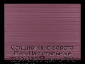 sekczionnyie-vorota-doorhan-stalnyie-3200x2900-czveta-ral-3005-bordovyij-s-dizajnom-«volna»-s-avtomatikoj