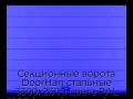 sekczionnyie-vorota-doorhan-stalnyie-3300x2600-czveta-ral-5005-sinij-s-dizajnom-«shirokaya-czentralnaya-polosa»-bez-avtomatiki