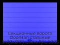sekczionnyie-vorota-doorhan-stalnyie-3400x2100-czveta-ral-5005-sinij-s-dizajnom-«shirokaya-czentralnaya-polosa»-bez-avtomatiki