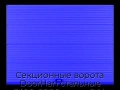 sekczionnyie-vorota-doorhan-stalnyie-3400x2800-czveta-ral-5005-sinij-s-dizajnom-«volna»-s-avtomatikoj