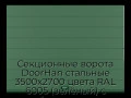 sekczionnyie-vorota-doorhan-stalnyie-3500x2700-czveta-ral-6005-zelyonyij-s-dizajnom-«shirokaya-czentralnaya-polosa»-bez-avtomatiki