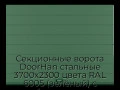 sekczionnyie-vorota-doorhan-stalnyie-3700x2300-czveta-ral-6005-zelyonyij-s-dizajnom-«shirokaya-czentralnaya-polosa»-bez-avtomatiki