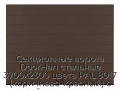 sekczionnyie-vorota-doorhan-stalnyie-3700x2300-czveta-ral-8017-korichnevo-krasnyij-s-dizajnom-«shirokaya-czentralnaya-polosa»-s-avtomatikoj