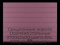 sekczionnyie-vorota-doorhan-stalnyie-3700x2400-czveta-ral-3005-bordovyij-s-dizajnom-«shirokaya-czentralnaya-polosa»-s-avtomatikoj
