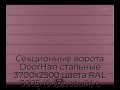 sekczionnyie-vorota-doorhan-stalnyie-3700x2500-czveta-ral-3005-bordovyij-s-dizajnom-«shirokaya-czentralnaya-polosa»-s-avtomatikoj