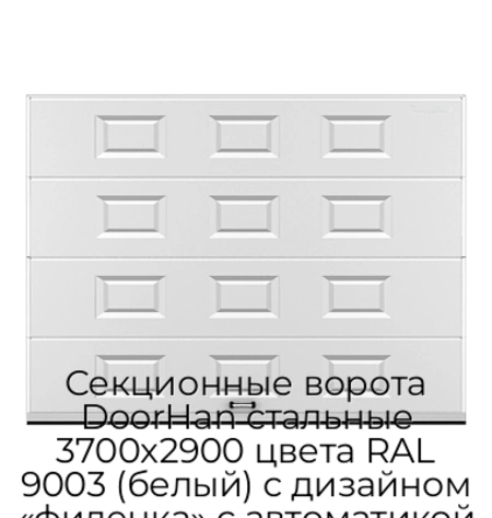 sekczionnyie-vorota-doorhan-stalnyie-3700x2900-czveta-ral-9003-belyij-s-dizajnom-«filenka»-s-avtomatikoj