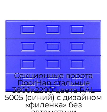 sekczionnyie-vorota-doorhan-stalnyie-3800x2200-czveta-ral-5005-sinij-s-dizajnom-«filenka»-bez-avtomatiki