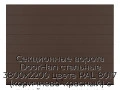 sekczionnyie-vorota-doorhan-stalnyie-3800x2200-czveta-ral-8017-korichnevo-krasnyij-s-dizajnom-«shirokaya-czentralnaya-polosa»-s-avtomatikoj