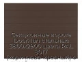 sekczionnyie-vorota-doorhan-stalnyie-3800x2900-czveta-ral-8017-korichnevo-krasnyij-s-dizajnom-«shirokaya-czentralnaya-polosa»-bez-avtomatiki