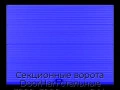 sekczionnyie-vorota-doorhan-stalnyie-3800x3000-czveta-ral-5005-sinij-s-dizajnom-«volna»-s-avtomatikoj