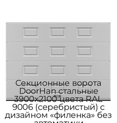 sekczionnyie-vorota-doorhan-stalnyie-3900x2100-czveta-ral-9006-serebristyij-s-dizajnom-«filenka»-bez-avtomatiki