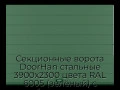 sekczionnyie-vorota-doorhan-stalnyie-3900x2300-czveta-ral-6005-zelyonyij-s-dizajnom-«shirokaya-czentralnaya-polosa»-s-avtomatikoj