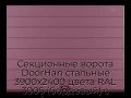 sekczionnyie-vorota-doorhan-stalnyie-3900x2400-czveta-ral-3005-bordovyij-s-dizajnom-«shirokaya-czentralnaya-polosa»-s-avtomatikoj